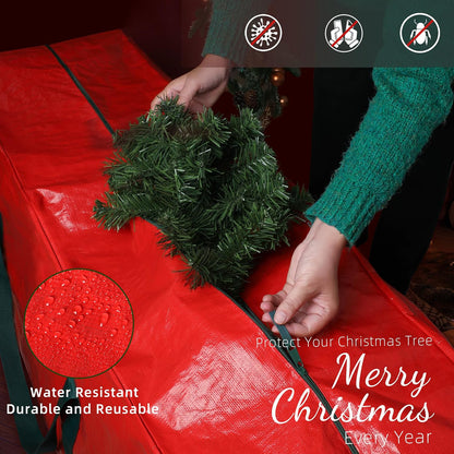 Large Christmas Tree Storage Bag Heavy Duty 7.5 Ft (Gray)