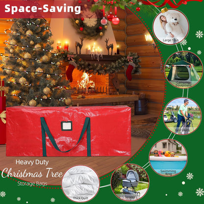 Large Christmas Tree Storage Bag Heavy Duty 7.5 Ft (Gray)