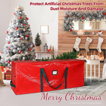 Large Christmas Tree Storage Bag Heavy Duty 7.5 Ft (Gray)