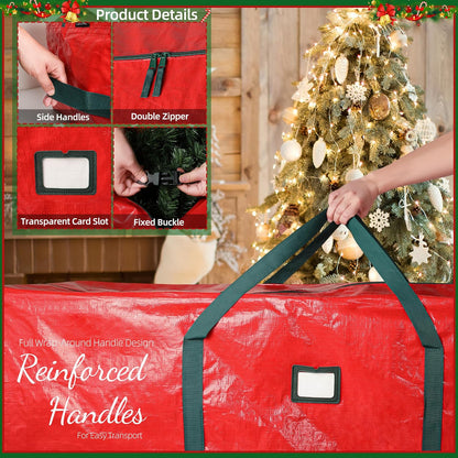 Large Christmas Tree Storage Bag Heavy Duty 7.5 Ft (Gray)