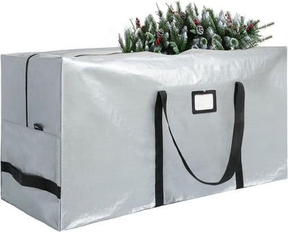 Large Christmas Tree Storage Bag Heavy Duty 7.5 Ft (Gray)