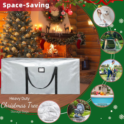 Large Christmas Tree Storage Bag Heavy Duty 7.5 Ft (Gray)