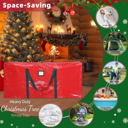 Large Christmas Tree Storage Bag Heavy Duty 7.5 Ft (Gray)