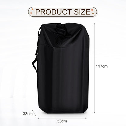 Stroller Bag for Airplane, Gate Check Car Seat Travel Bag, Black