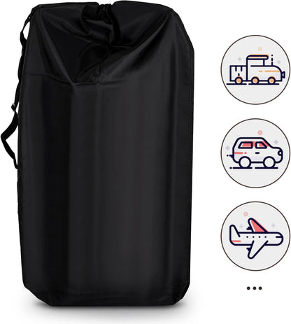 Stroller Bag for Airplane, Gate Check Car Seat Travel Bag, Black
