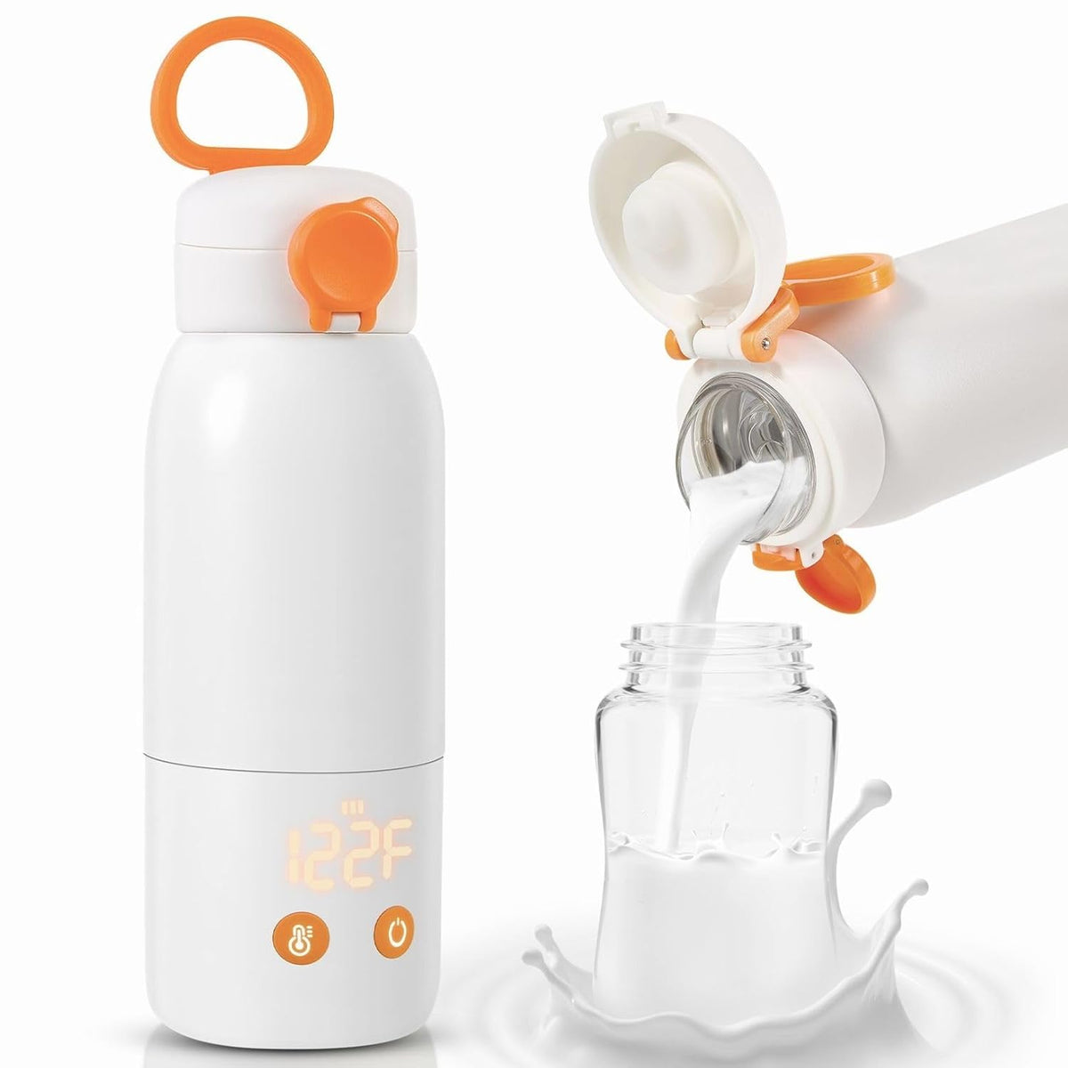 2 Mins Fast Heating, Portable Bottle Warmer for Travel, 12 Ounces On the Go