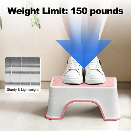 5 Inch Height Step Stool, 11.8" L x 7.5" W Toddler Step Stool