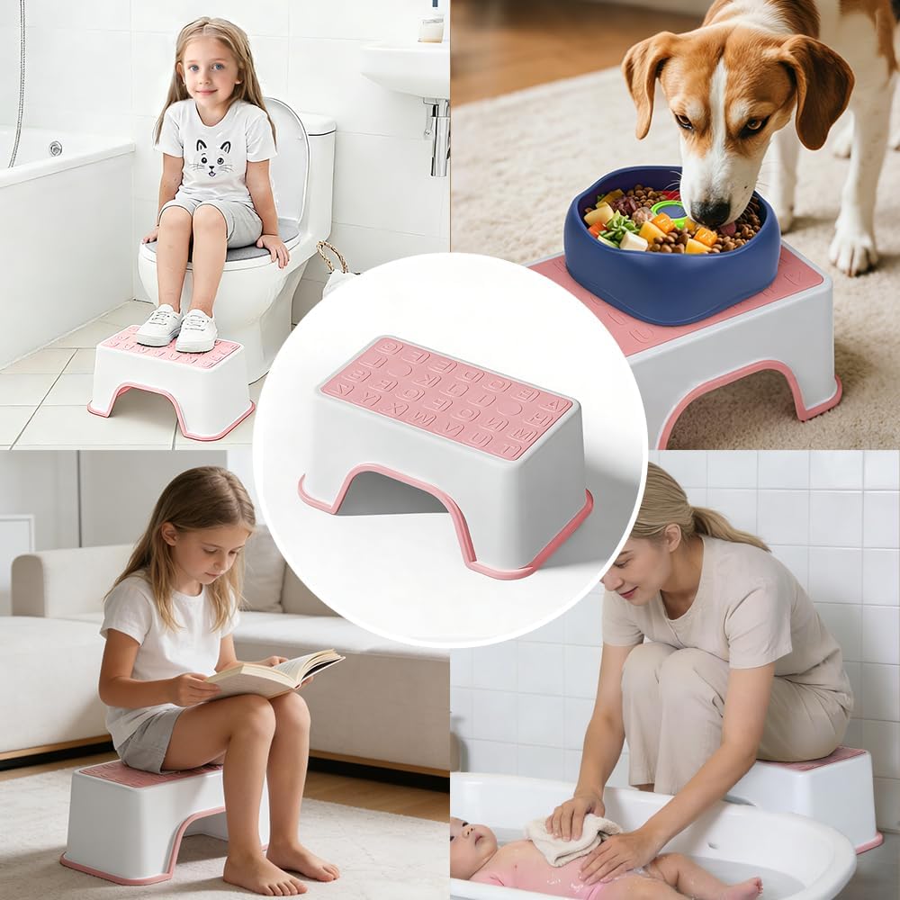 5 Inch Height Step Stool, 11.8" L x 7.5" W Toddler Step Stool