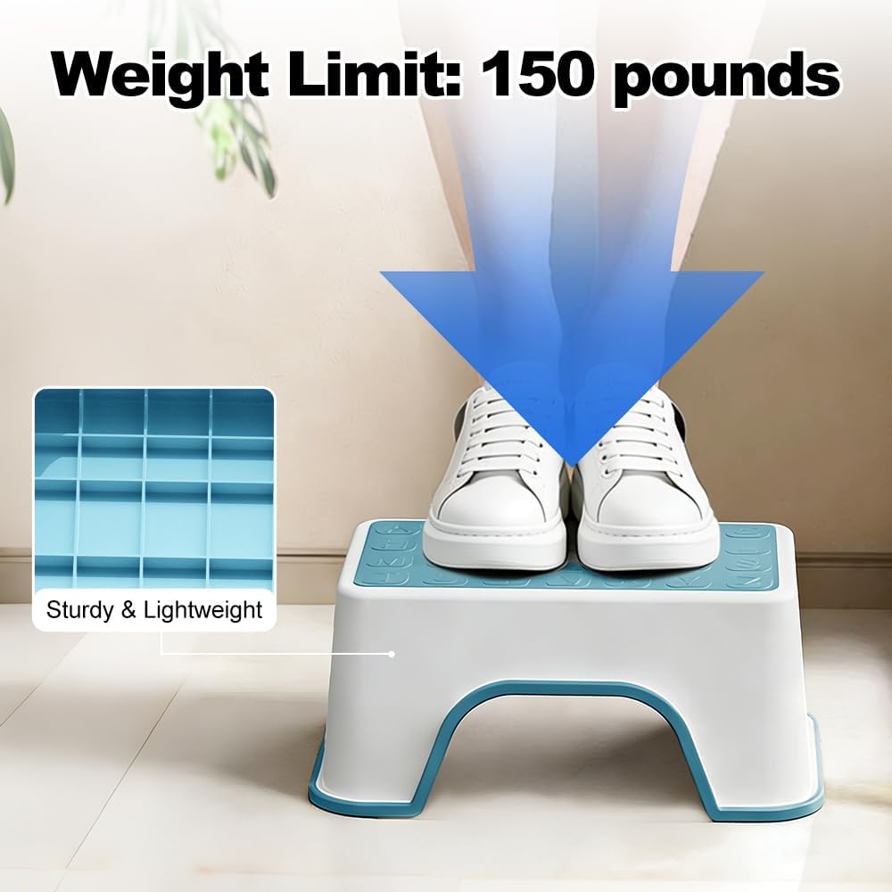 5 Inch Height Step Stool, 11.8" L x 7.5" W Toddler Step Stool