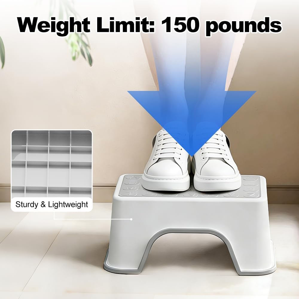 5 Inch Height Step Stool, 11.8" L x 7.5" W Toddler Step Stool