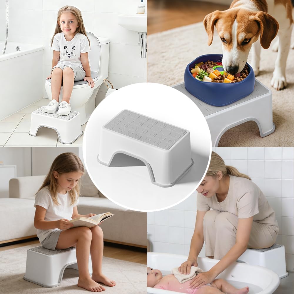 5 Inch Height Step Stool, 11.8" L x 7.5" W Toddler Step Stool