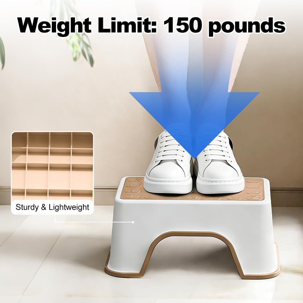 5 Inch Height Step Stool, 11.8" L x 7.5" W Toddler Step Stool