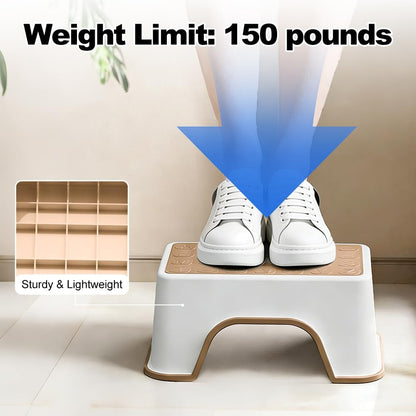 5 Inch Height Step Stool, 11.8" L x 7.5" W Toddler Step Stool