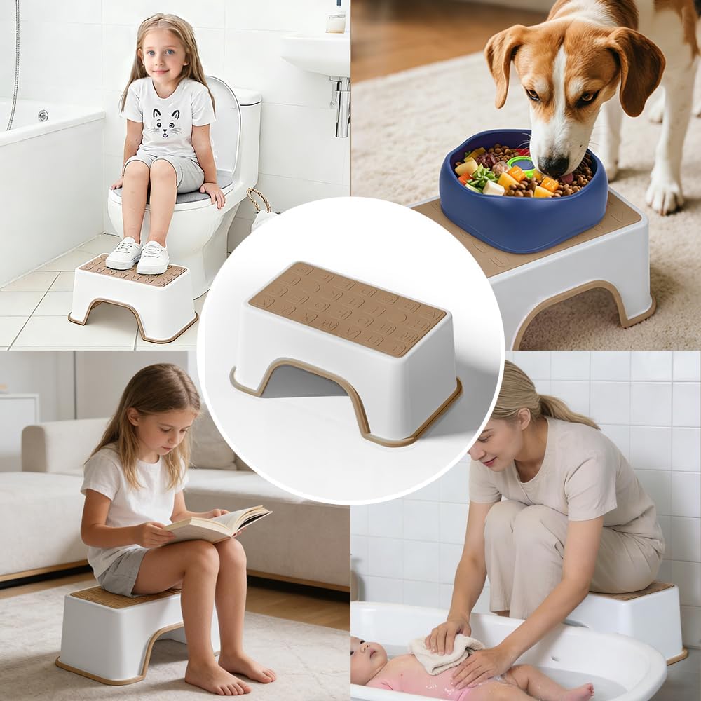 5 Inch Height Step Stool, 11.8" L x 7.5" W Toddler Step Stool