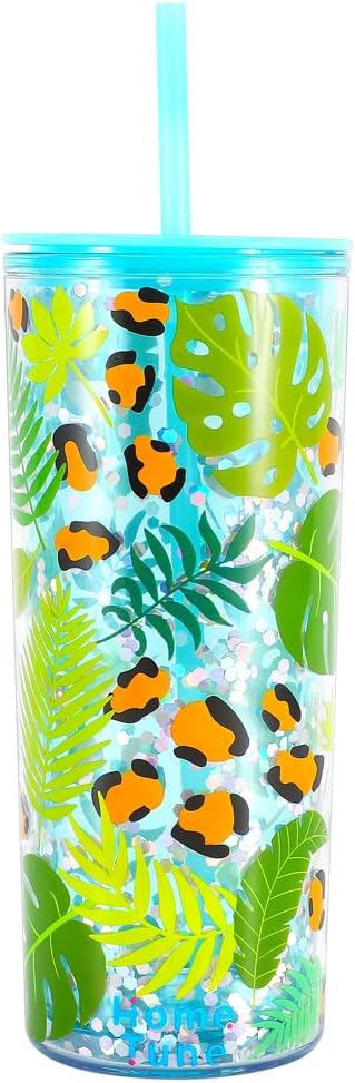 Cute Tumbler Cups with Lid and Straw, Double Wall, 21oz - lines | Insulated Acrylic Cup, Bulk, Durable, Reusable, Gifts