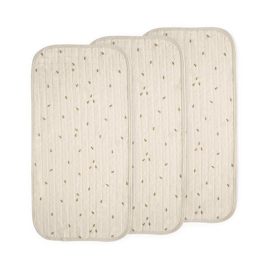 Water Repellent Changing Pad Liners | Cotton (Pastel Blooms Combo)