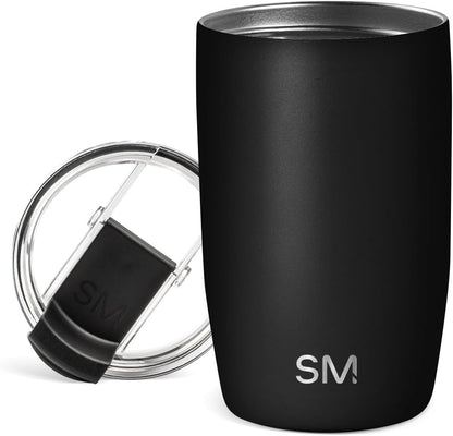 Travel Coffee Mug with Lid | 16oz | Blue | Voyager Coffee Cup, Coffee Tumbler for Hot & Iced Drinks | Insulated Stainless Steel Travel Mug | Blue Dune