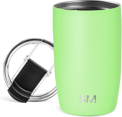 Travel Coffee Mug with Lid | 16oz | Blue | Voyager Coffee Cup, Coffee Tumbler for Hot & Iced Drinks | Insulated Stainless Steel Travel Mug | Blue Dune