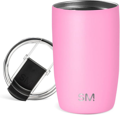Travel Coffee Mug with Lid | 16oz | Blue | Voyager Coffee Cup, Coffee Tumbler for Hot & Iced Drinks | Insulated Stainless Steel Travel Mug | Blue Dune