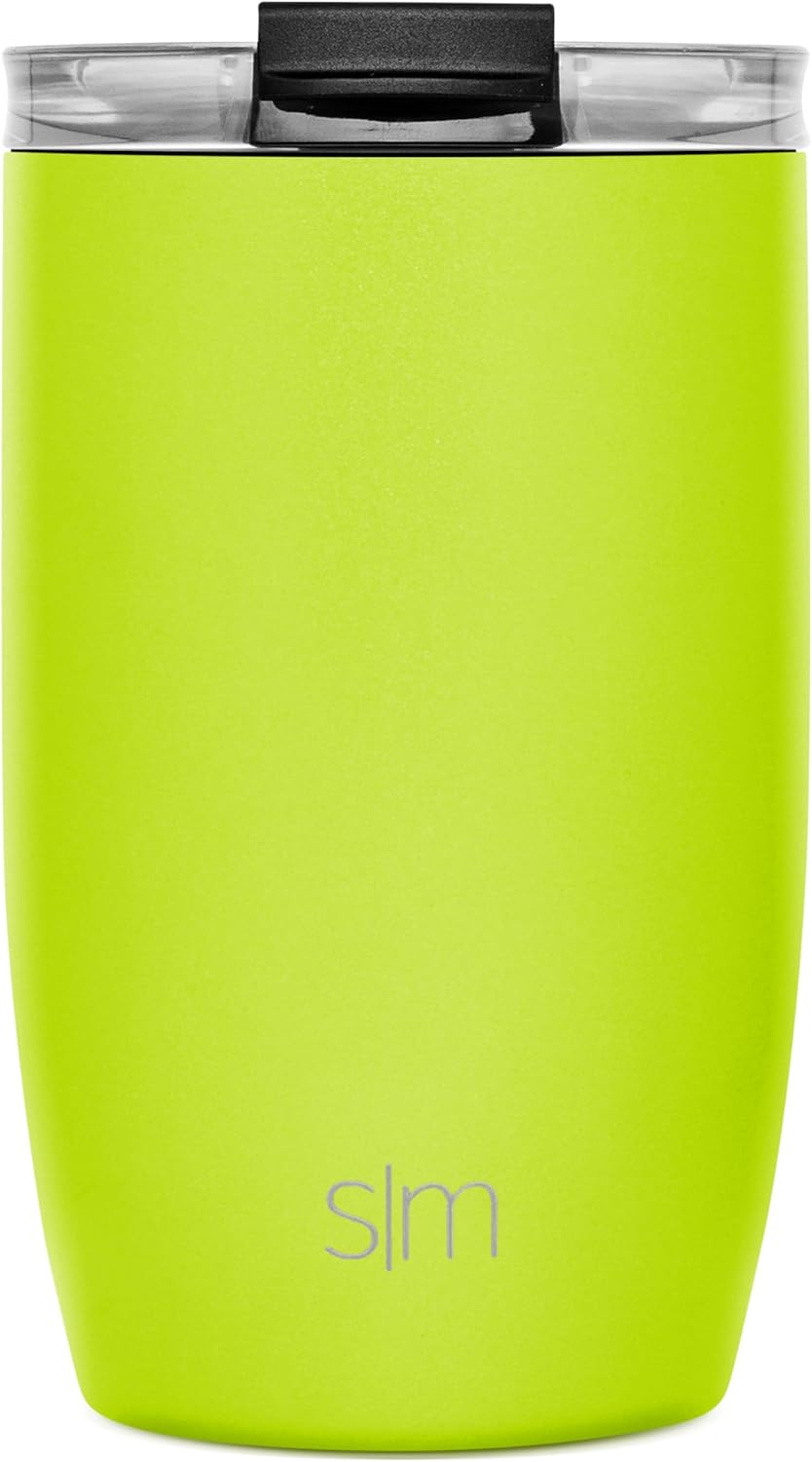Travel Coffee Mug with Lid | 16oz | Blue | Voyager Coffee Cup, Coffee Tumbler for Hot & Iced Drinks | Insulated Stainless Steel Travel Mug | Blue Dune