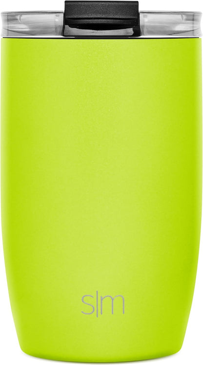 Travel Coffee Mug with Lid | 16oz | Blue | Voyager Coffee Cup, Coffee Tumbler for Hot & Iced Drinks | Insulated Stainless Steel Travel Mug | Blue Dune