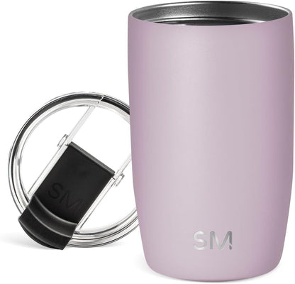 Travel Coffee Mug with Lid | 16oz | Blue | Voyager Coffee Cup, Coffee Tumbler for Hot & Iced Drinks | Insulated Stainless Steel Travel Mug | Blue Dune