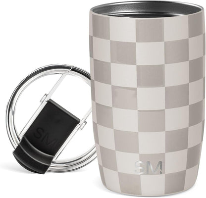 Travel Coffee Mug with Lid | 16oz | Blue | Voyager Coffee Cup, Coffee Tumbler for Hot & Iced Drinks | Insulated Stainless Steel Travel Mug | Blue Dune