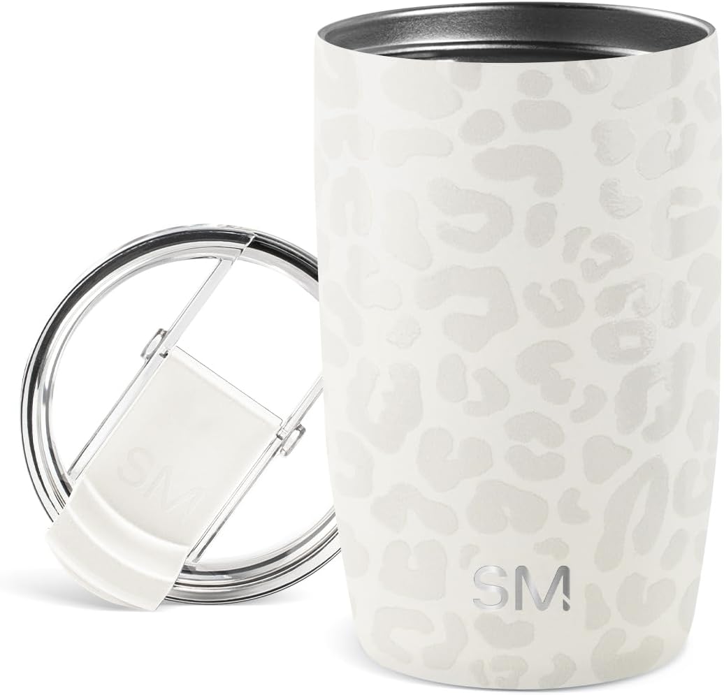 Travel Coffee Mug with Lid | 16oz | Blue | Voyager Coffee Cup, Coffee Tumbler for Hot & Iced Drinks | Insulated Stainless Steel Travel Mug | Blue Dune