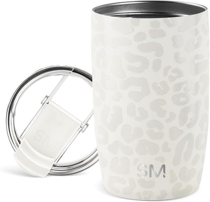 Travel Coffee Mug with Lid | 16oz | Blue | Voyager Coffee Cup, Coffee Tumbler for Hot & Iced Drinks | Insulated Stainless Steel Travel Mug | Blue Dune