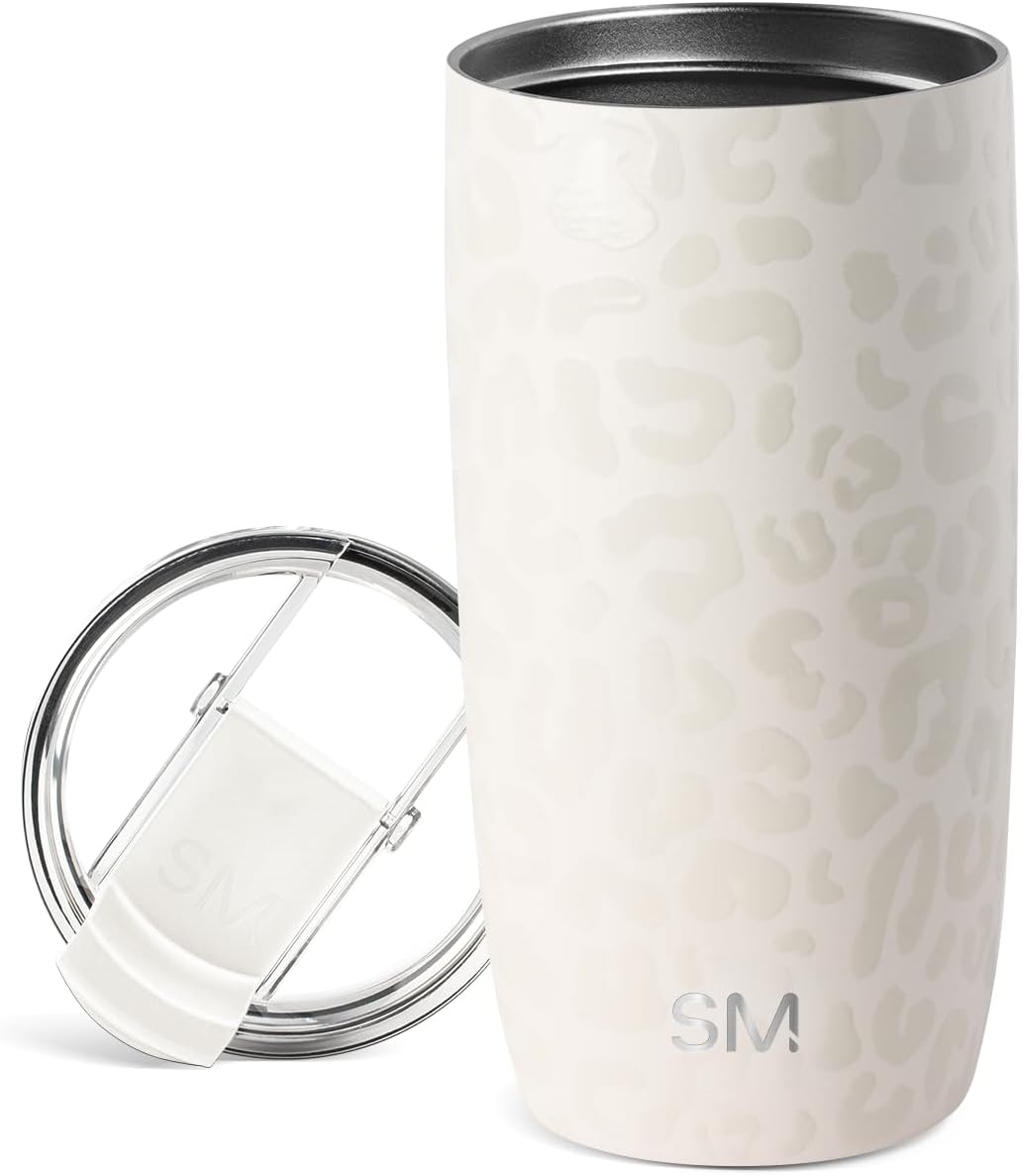 Travel Coffee Mug with Lid | 16oz | Blue | Voyager Coffee Cup, Coffee Tumbler for Hot & Iced Drinks | Insulated Stainless Steel Travel Mug | Blue Dune