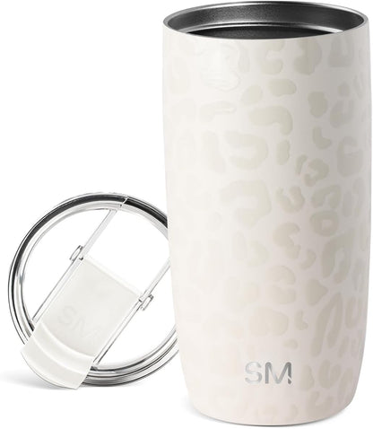 Travel Coffee Mug with Lid | 16oz | Blue | Voyager Coffee Cup, Coffee Tumbler for Hot & Iced Drinks | Insulated Stainless Steel Travel Mug | Blue Dune