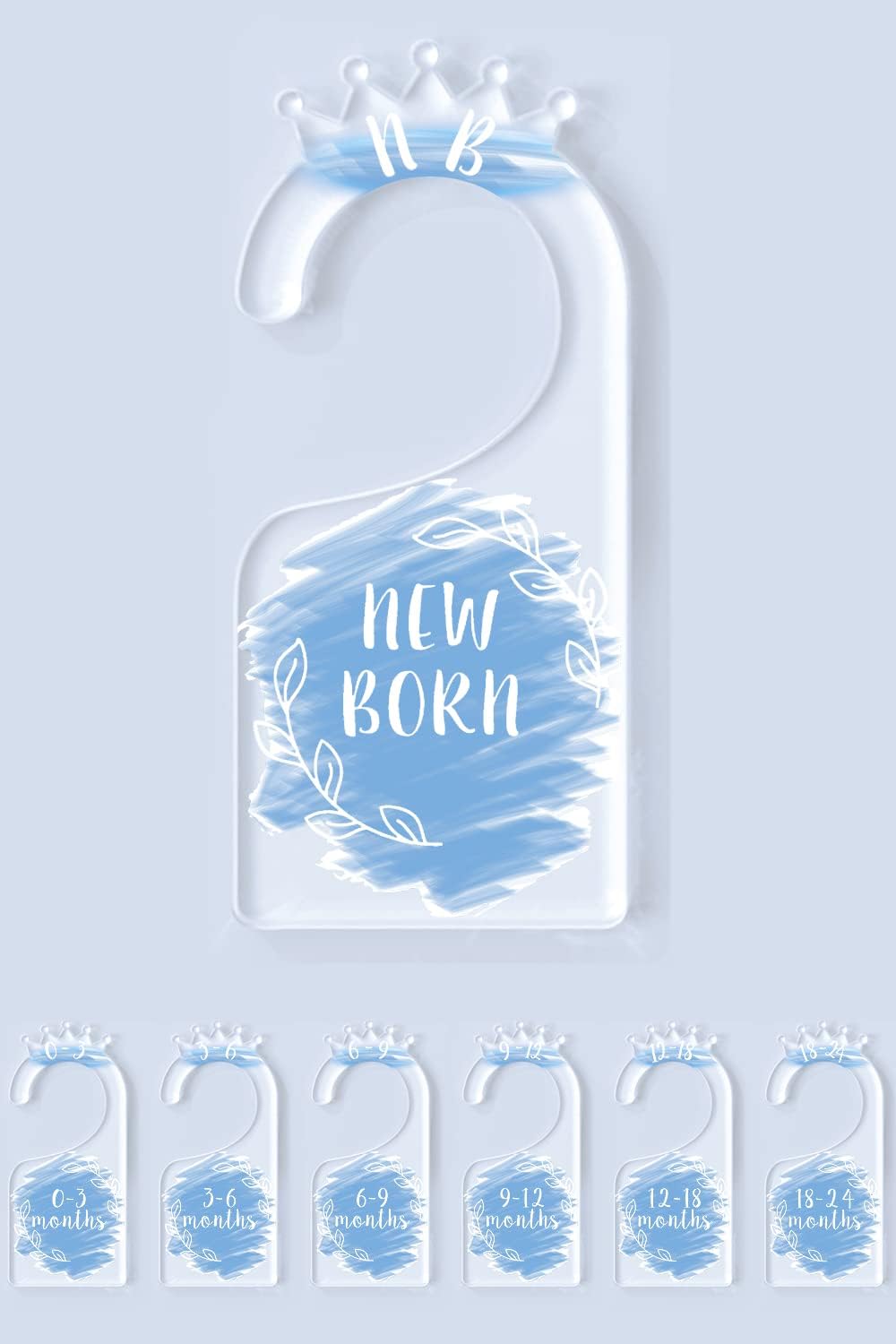 Acrylic Baby Closet Dividers, Baby Clothes Dividers for Closet