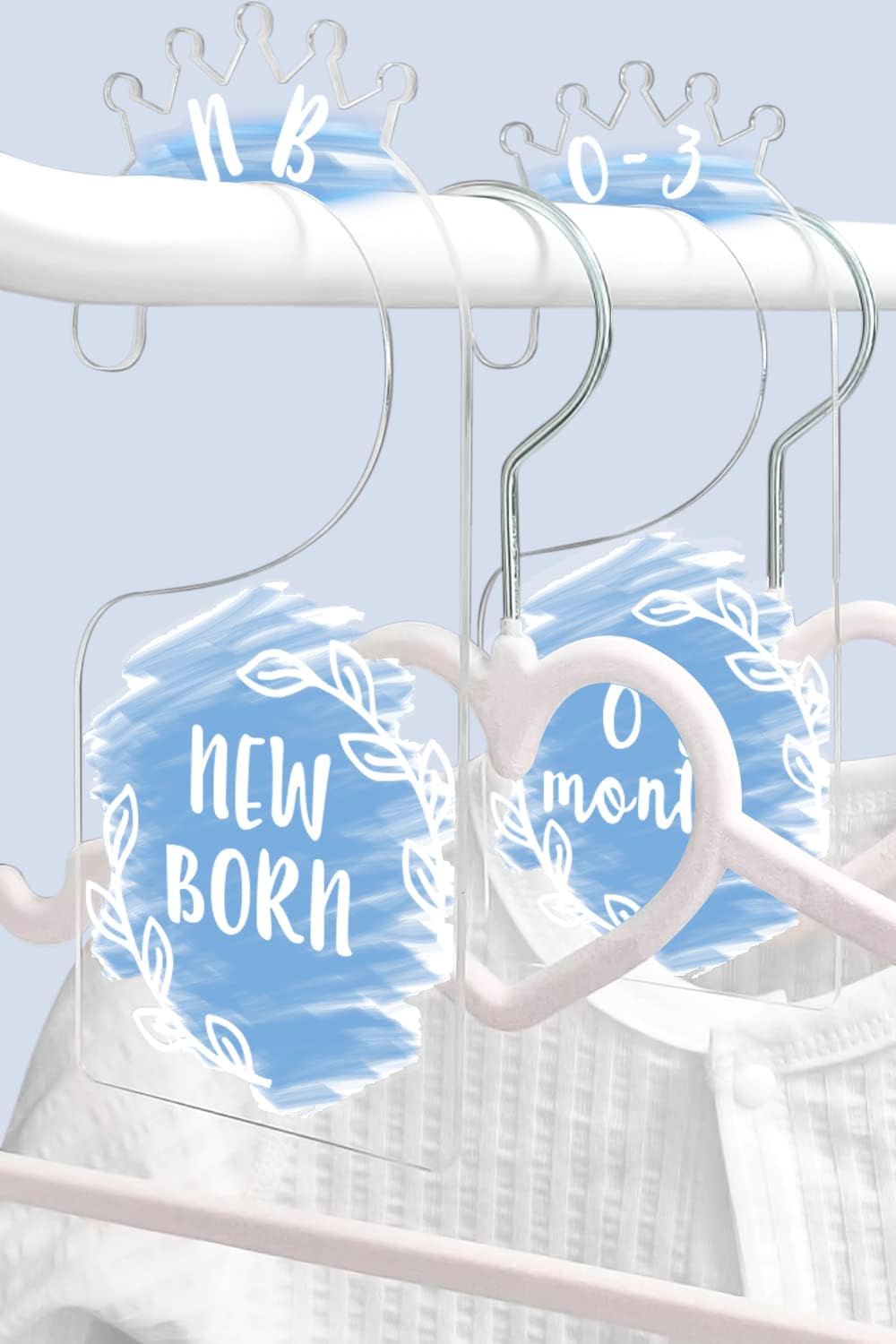 Acrylic Baby Closet Dividers, Baby Clothes Dividers for Closet