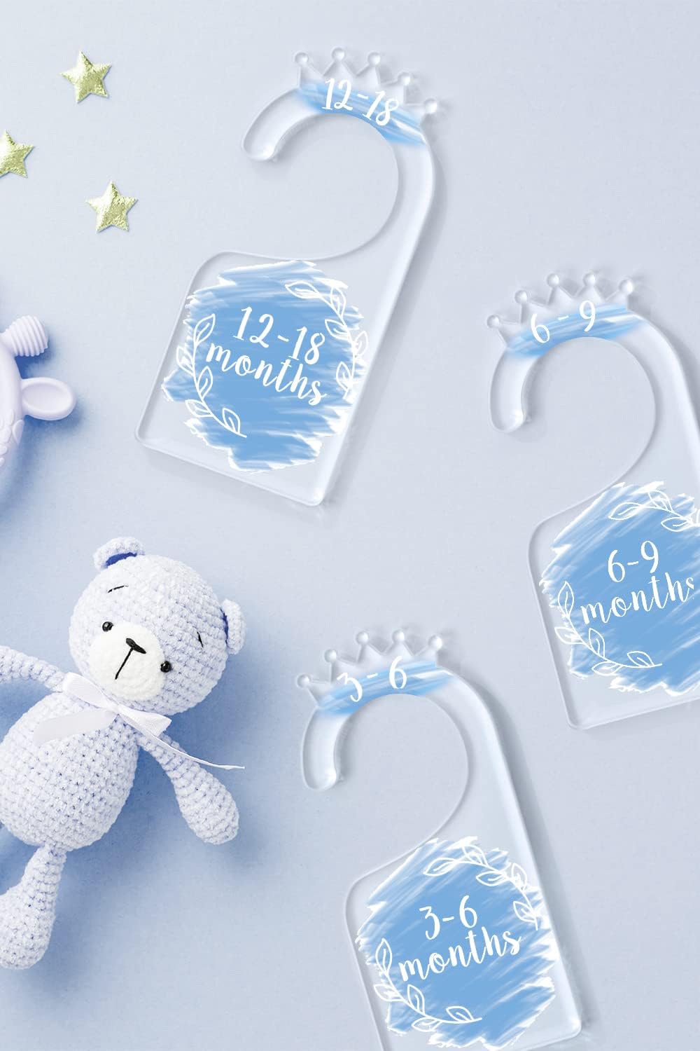 Acrylic Baby Closet Dividers, Baby Clothes Dividers for Closet