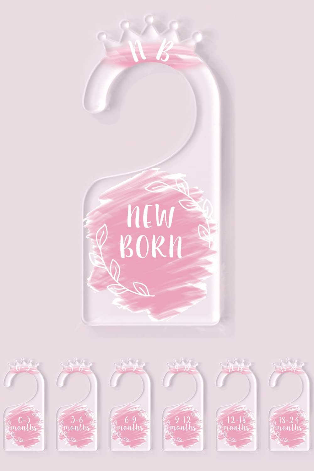Acrylic Baby Closet Dividers, Baby Clothes Dividers for Closet