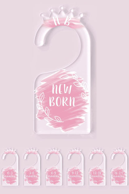 Acrylic Baby Closet Dividers, Baby Clothes Dividers for Closet