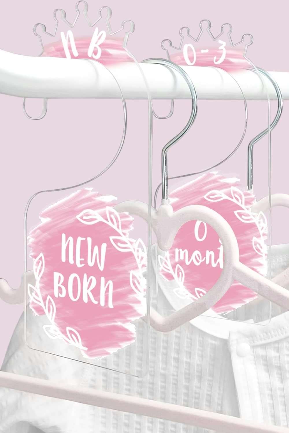 Acrylic Baby Closet Dividers, Baby Clothes Dividers for Closet