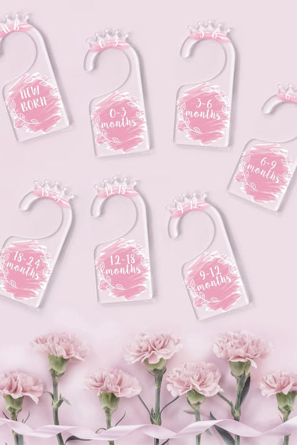 Acrylic Baby Closet Dividers, Baby Clothes Dividers for Closet