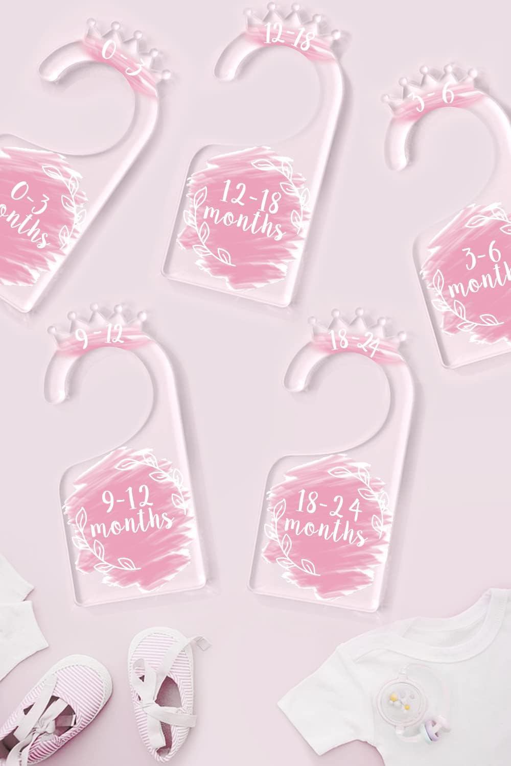 Acrylic Baby Closet Dividers, Baby Clothes Dividers for Closet