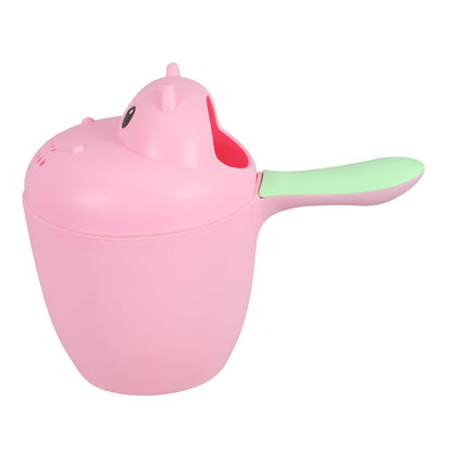 Hippo Shaped Baby Shampoo Rinse Cup for Bath and Shower Use