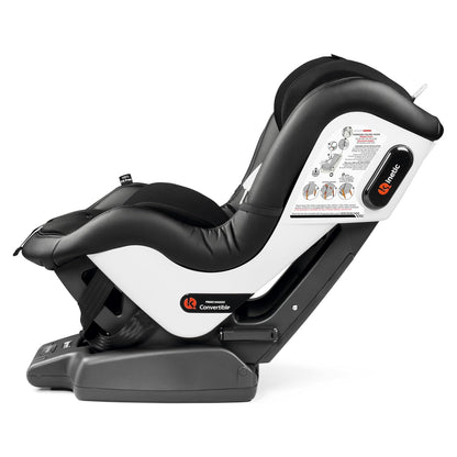 Primo Viaggio Convertible Kinetic - Reversible Car Seat - Rear Facing for Children 5 to 45 lbs and Forward Facing for Children 26.5 to 65 lbs - Made in Italy - Licorice (Black)