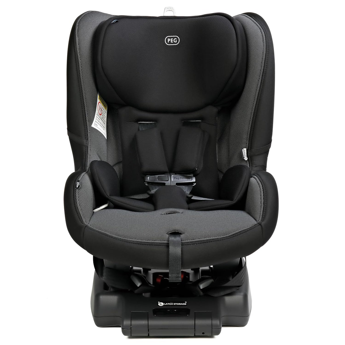 Primo Viaggio Convertible Kinetic - Reversible Car Seat - Rear Facing for Children 5 to 45 lbs and Forward Facing for Children 26.5 to 65 lbs - Made in Italy - Licorice (Black)
