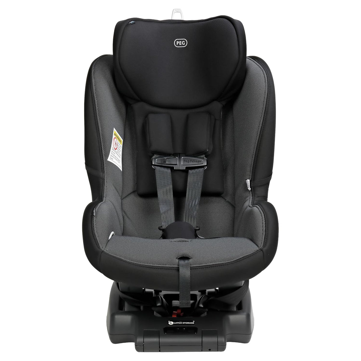 Primo Viaggio Convertible Kinetic - Reversible Car Seat - Rear Facing for Children 5 to 45 lbs and Forward Facing for Children 26.5 to 65 lbs - Made in Italy - Licorice (Black)