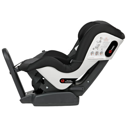 Primo Viaggio Convertible Kinetic - Reversible Car Seat - Rear Facing for Children 5 to 45 lbs and Forward Facing for Children 26.5 to 65 lbs - Made in Italy - Licorice (Black)
