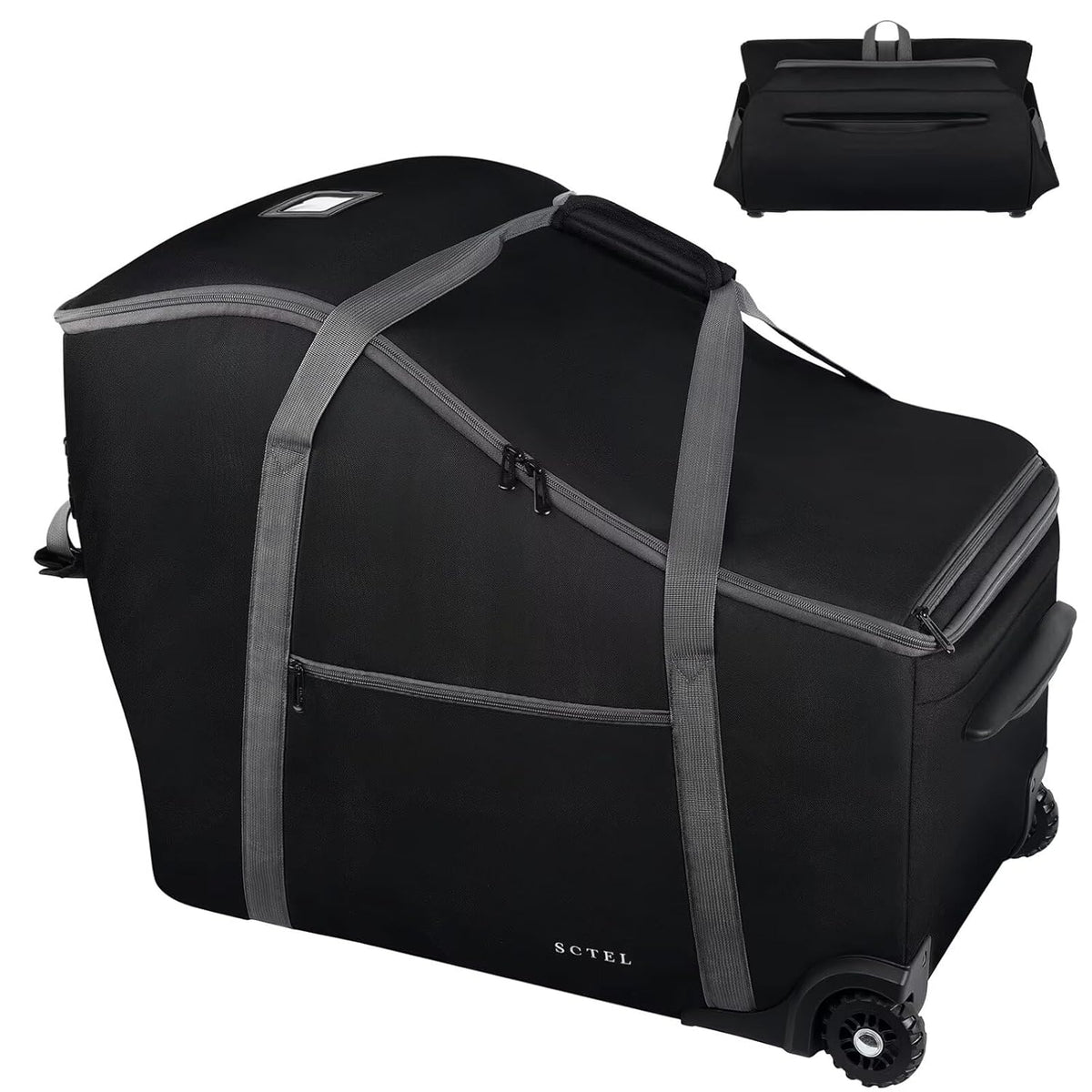 SCTEL Infant Car Seat Travel Bag Fit Doona Car Seat Stroller and Base