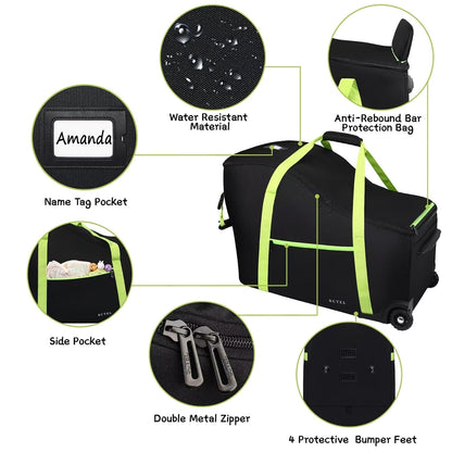 SCTEL Infant Car Seat Travel Bag Fit Doona Car Seat Stroller and Base