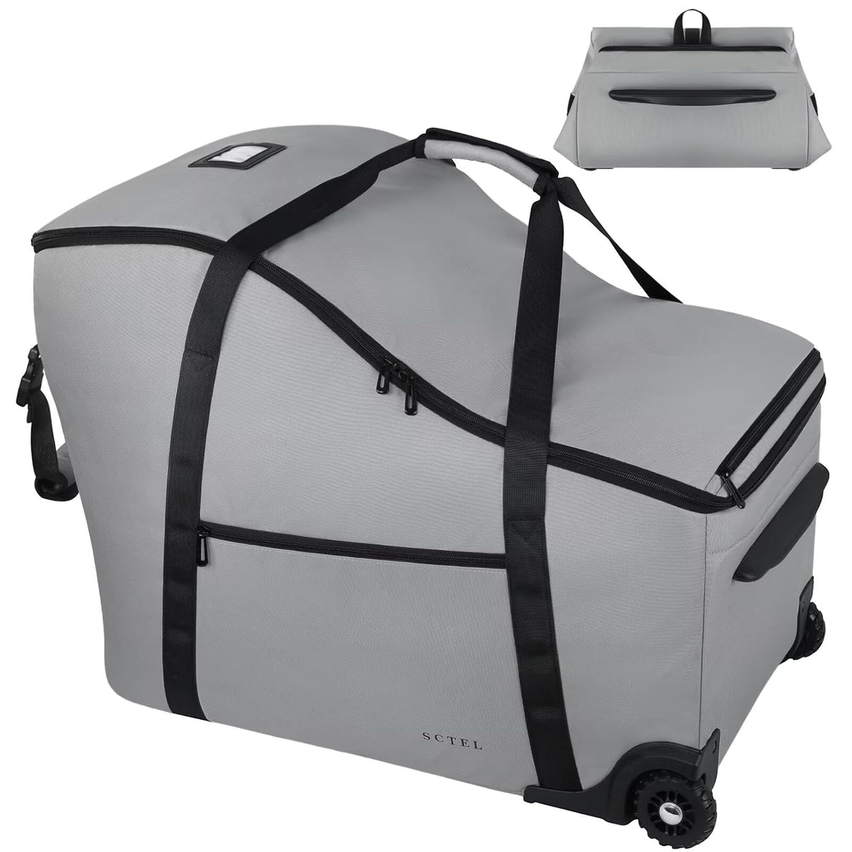 SCTEL Infant Car Seat Travel Bag Fit Doona Car Seat Stroller and Base