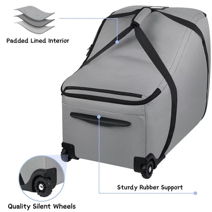 SCTEL Infant Car Seat Travel Bag Fit Doona Car Seat Stroller and Base