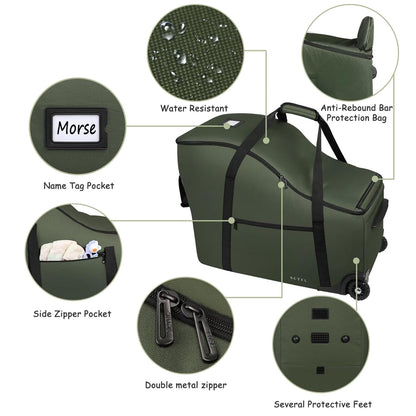 SCTEL Infant Car Seat Travel Bag Fit Doona Car Seat Stroller and Base