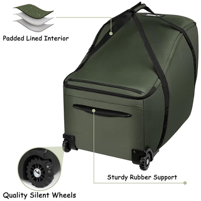 SCTEL Infant Car Seat Travel Bag Fit Doona Car Seat Stroller and Base